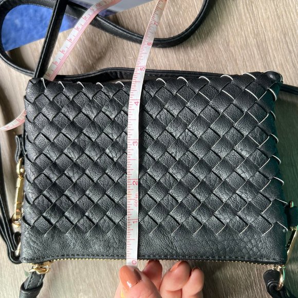 Black chevron clutch purse - Picture 10 of 10